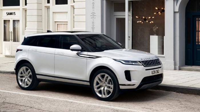 To Range Rover Evoque.