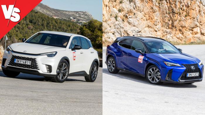 Lexus LBX vs Lexus UX: Ποιο premium SUV της Lexus;