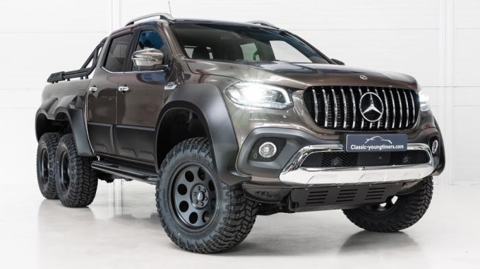 Η θηριώδης Mercedes X-Class με τους 6 τροχούς