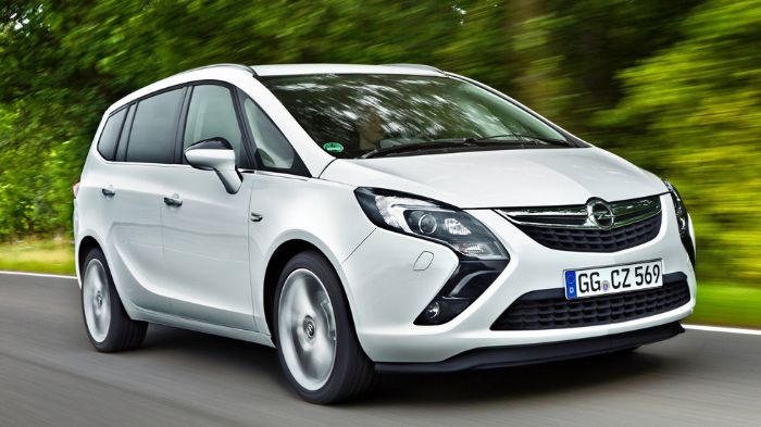 Τα επόμενα Opel Zafira (φωτό) και Meriva θα φτιαχτούν από κοινού με τον Όμιλο PSA και θα διαθέτουν crossover λογική.