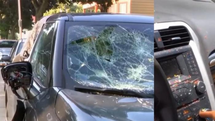 Έριξε αλάτι και γκλίτερ στο αμάξι του πρώην της και το κατέστρεψε