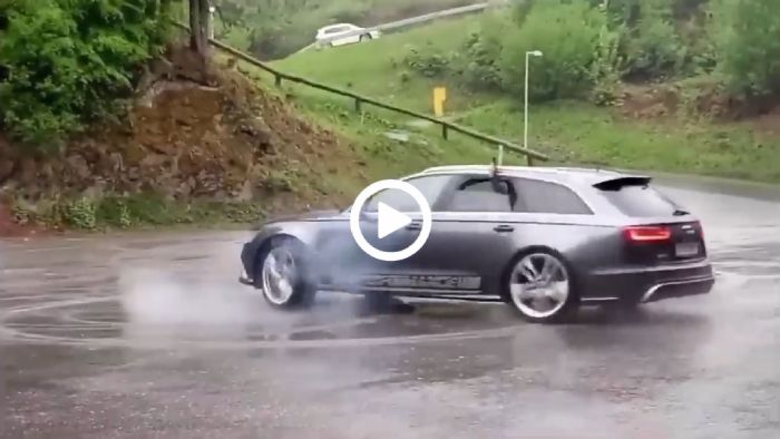 Audi RS6 τα «σπάει» 