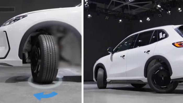Geely EX5: Κινεζικό SUV στρίβει επί τόπου με τετραδιεύθυνση 90°