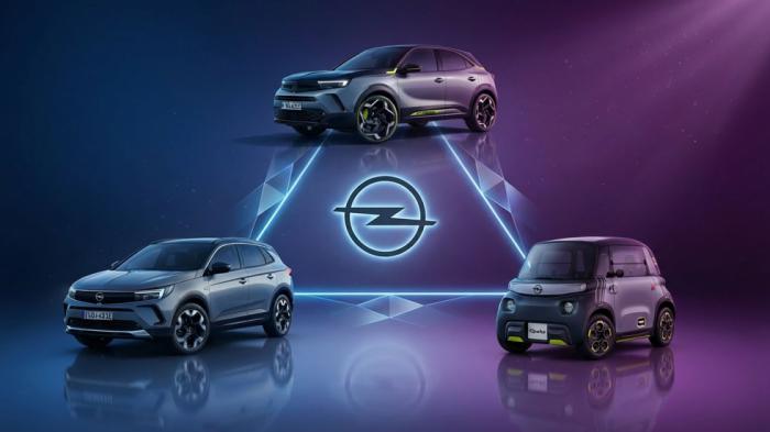 Το ηλεκτρικό τρίγωνο με οχήματα της Opel: Rocks, Mokka GSe & Grandland
