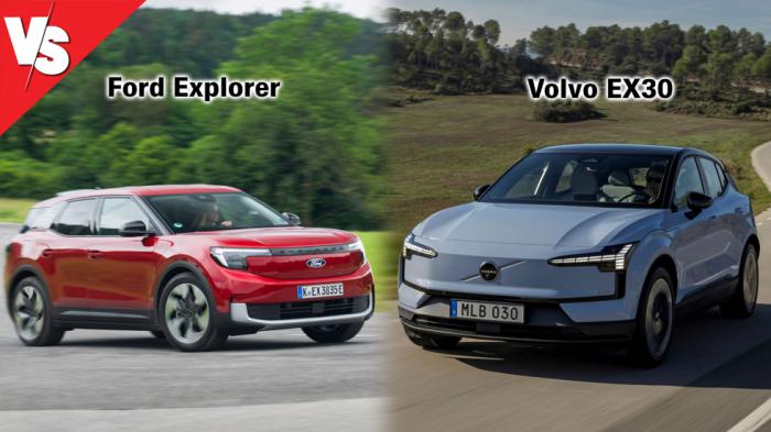 Πισωκίνητο ηλεκτρικό SUV για πόλη & ταξίδι: Ford Explorer ή Volvo EX30;