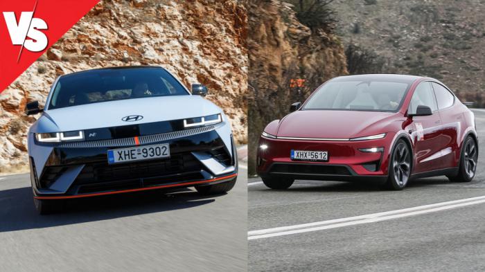 Hyundai Ioniq 5 N Vs Tesla Model Y Juniper Performance -Συγκριτική δοκιμή ηλεκτρικών SUV με γκάζια