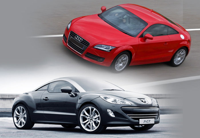 Image makers audi tt, peugeot rcz