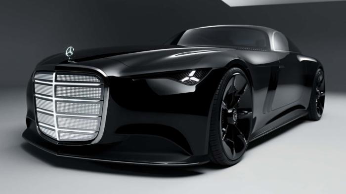Mercedes Vision Iconic: Φορτιστής η βαφή & ταμπλό Zeppelin με AI