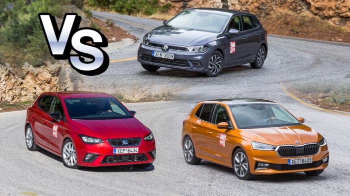 SEAT Ibiza vs Skoda Fabia vs Volkswagen Polo