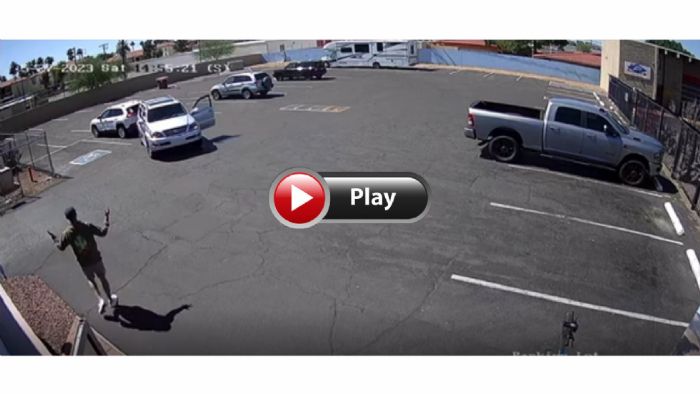 VIDEO: Ολόκληρο πάρκινγκ, βρήκε που να πέσει πάνω...