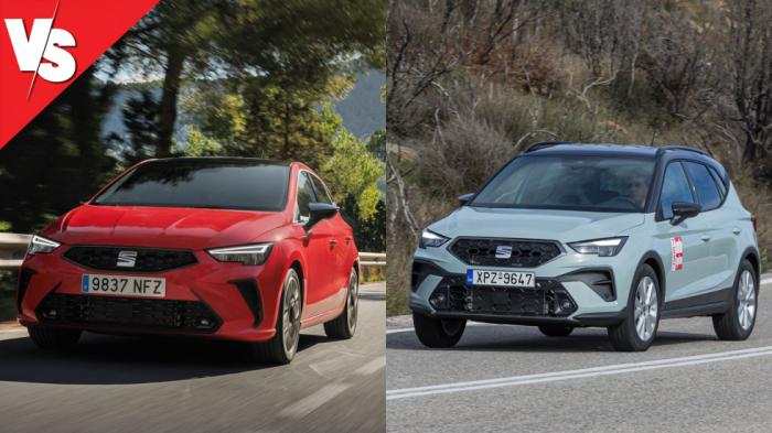 Ποιο SEAT στα 116 άλογα: Ibiza ή Arona με 1.300 ευρώ διαφορά;