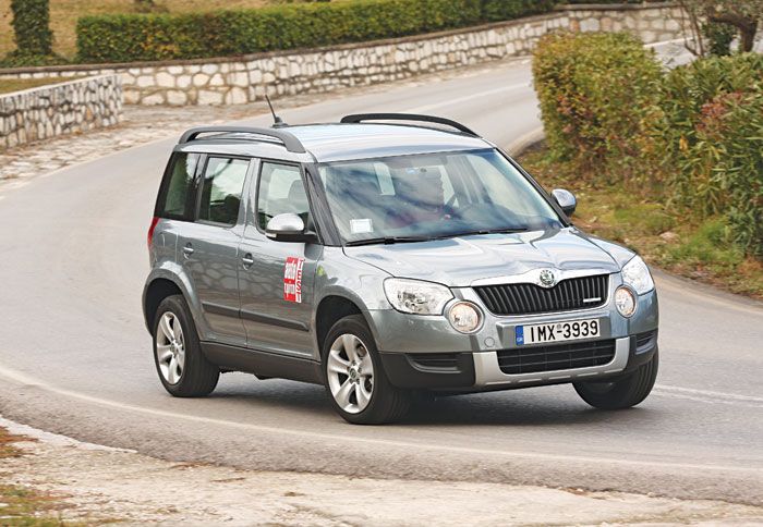 Το πετρελαιοκίνητο Skoda Yeti έχει όλο το... πακέτο.