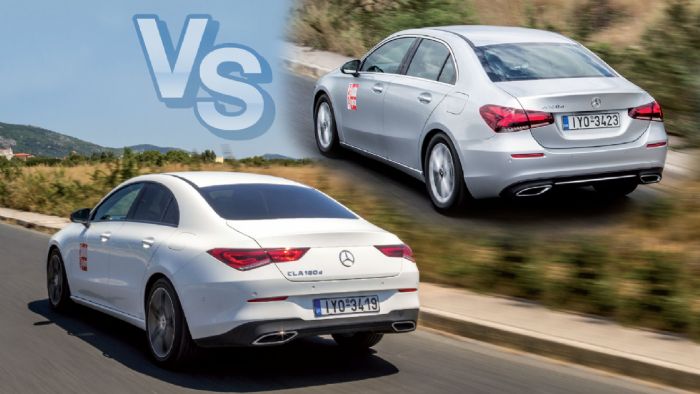 Mercedes A-Class Sedan Vs Mercedes CLA