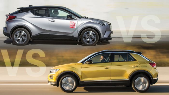 Toyota C-HR Vs VW T-Roc