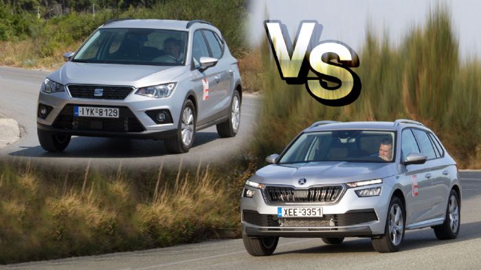 2 B-SUV που καίνε 3€ /100 χλμ.: Skoda Kamiq Vs SEAT Arona