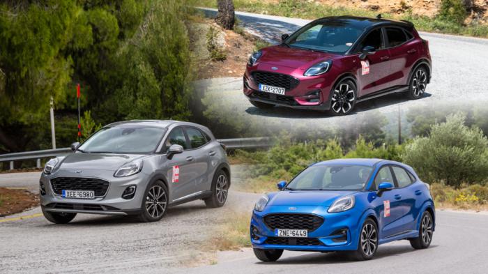Ford Puma σε ποια έκδοση; Titanium, ST-Line ή τη μοναδική Vivid Ruby; 