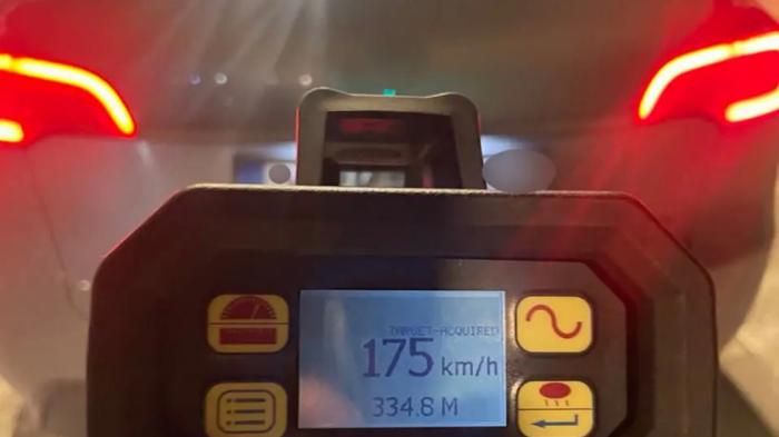Υπερβολική ταχύτητα: Με 175 χλμ./ώρα, 3ήμερο με 269 παραβάσεις Υπερβολική ταχύτητα: Με 175 χλμ./ώρα, 3ήμερο με 269 παραβάσεις