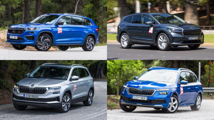  Skoda SUV; Kamiq, Karoq, Kodiaq    Enyaq; 