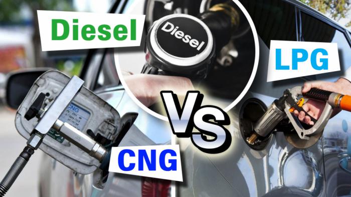 Diesel, υγραέριο (LPG) ή φυσικό αέριο (CNG); 