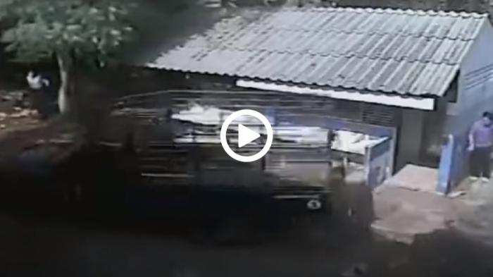 Pick-Up «ορμάει» σε εργάτες από λάθος!