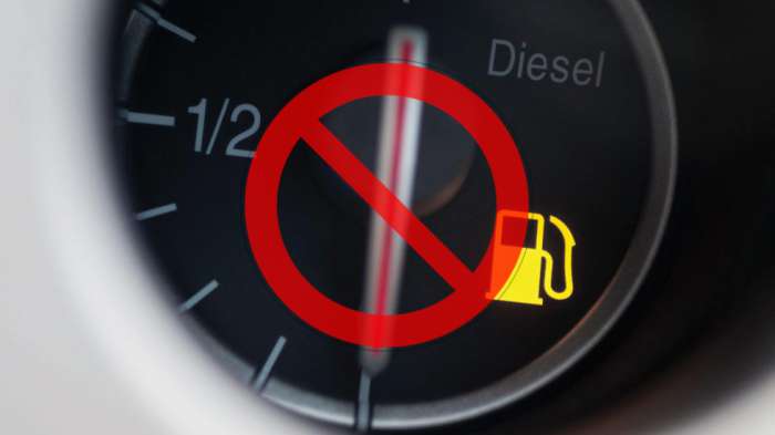 Έχεις diesel; Δεν πας με πολλές στροφές & άδειο ντεπόζιτο