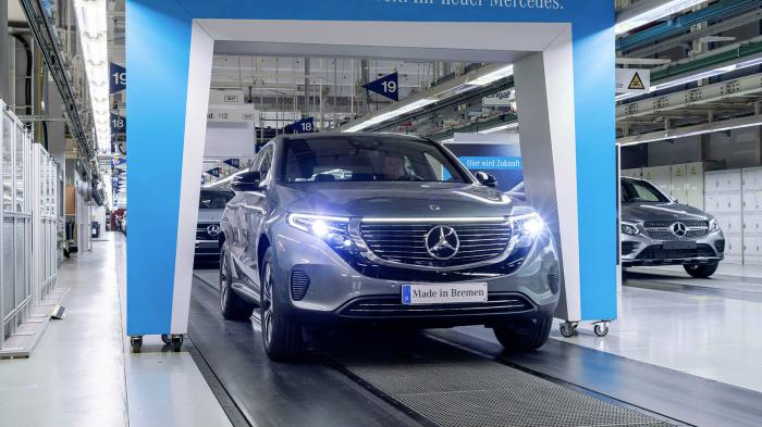 Στην παραγωγή η νέα Mercedes EQC (+vid) Στην παραγωγή η νέα Mercedes EQC (+vid)