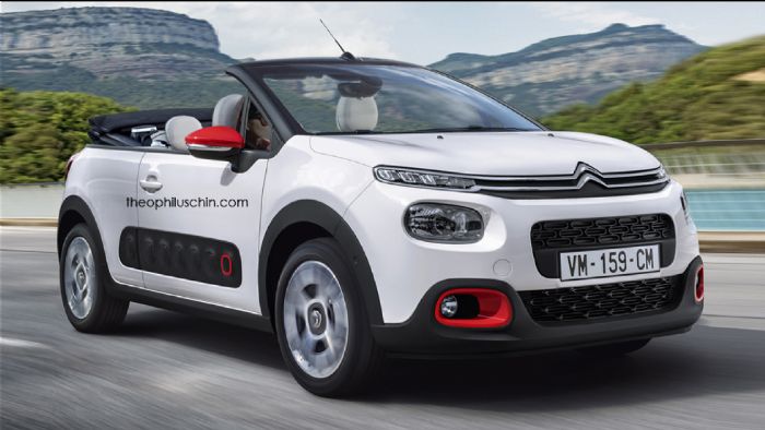 Η πρώτη ψηφιακά επεξεργασμένη εικόνα του Citroen C3 Cabriolet είναι σχεδιαστικό δημιούργησα του Theophilus Chin. Πως σας φαίνεται;