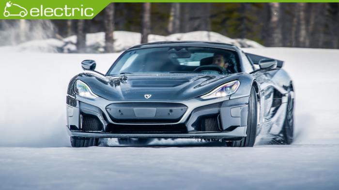 Δοκιμές με χορούς στα χιόνια για το Rimac Nevera των 1.914 PS