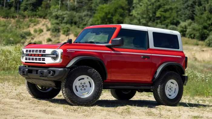 Το Ford Bronco με σιδερένιες ζάντες & χειροκίνητο κιβώτιο επιστρέφει Το Ford Bronco με σιδερένιες ζάντες & χειροκίνητο κιβώτιο επιστρέφει