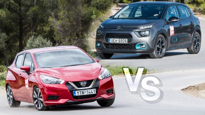 Citroen C3 Vs Nissan Micra: Ποιο trendy μικρό στα 15 χιλιάρικα;