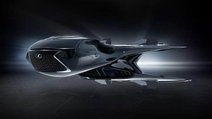 Tο ιπτάμενο όχημα QZ 618 Galactic Enforcer, δεν είναι τίποτα άλλο από ένα Lexus RC F.