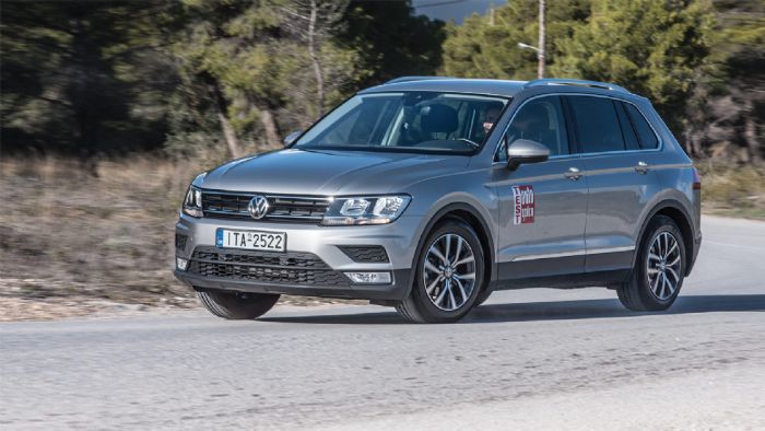 Δοκιμάζουμε το VW Tiguan στην έκδοση των 1.600 κυβικών diesel με 115 ίππους. 