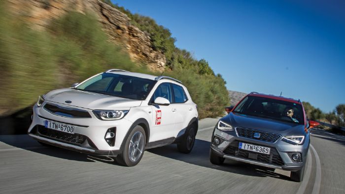 Πρώτη Δοκιμή: Kia Stonic Vs SEAT Arona 