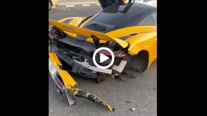 Νοίκιασε την McLaren και την έκανε φυτίλια  