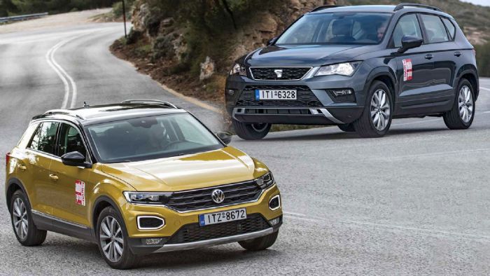 Στα ίδια λεφτά SEAT Ateca ή VW T-Roc;