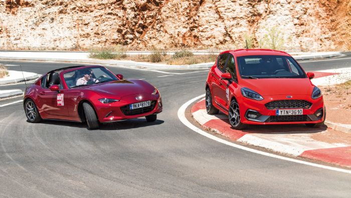 Παραλληλη δοκιμή: Ford Fiesta ST & Mazda MX-5 RF