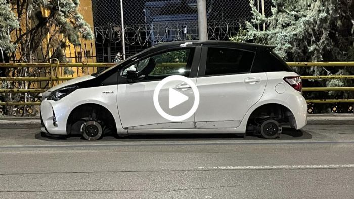 «Βούτηξαν» ζαντολάστιχα από Toyota Yaris στη Θεσσαλονίκη 