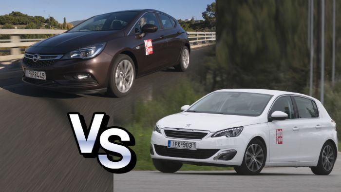 Peugeot 308 vs Opel Astra