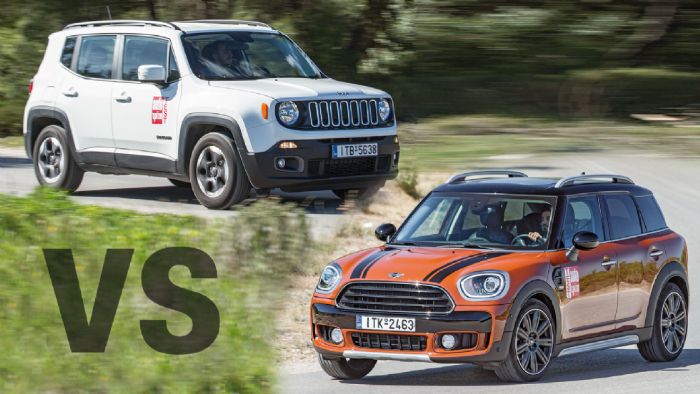 Jeep Renegade vs MINI Countryman