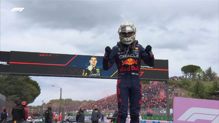 GP Εμίλια-Ρομάνια: Aνετη νίκη για Verstappen, 1-2 για Red Bull