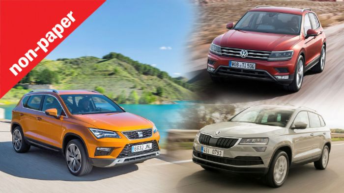3 SUV αδέρφια που διαφέρουν πολύ. 3 SUV αδέρφια που διαφέρουν πολύ.