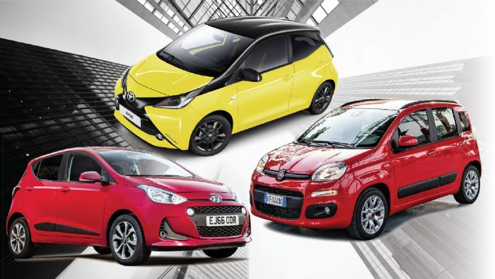 Θέτουμε αντιμέτωπα τα best seller στην κατηγορία των μίνι, Fiat Panda, Hyundai i10 και Toyota Aygo. Ποιο κερδίζει στην μεταξύ τους μάχη; Εσείς ποιο θα επιλέγατε;
