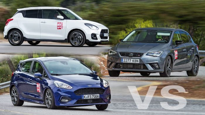 Fiesta ST-Line VS Ibiza FR VS Swift Sport