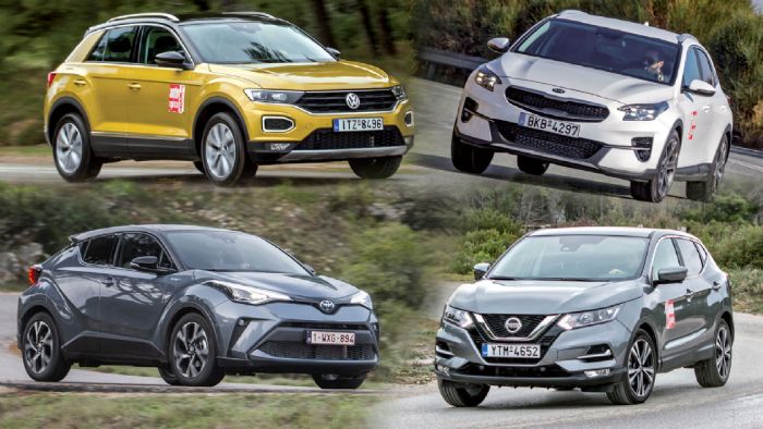 SUV με 25 χιλιάρικα: XCeed Vs Qashqai Vs C-HR Vs T-Roc