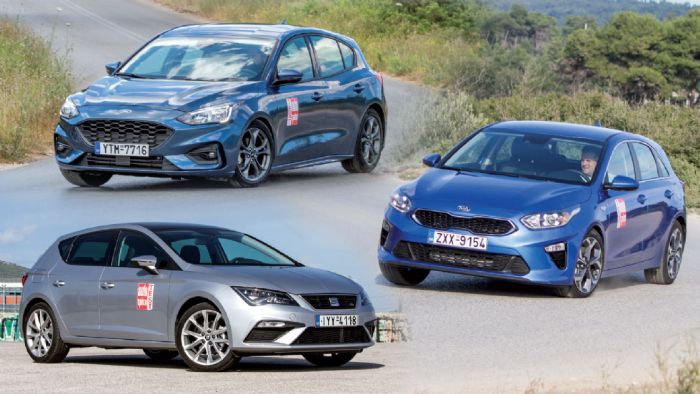 Ford Focus Vs Kia Ceed Vs SEAT Leon