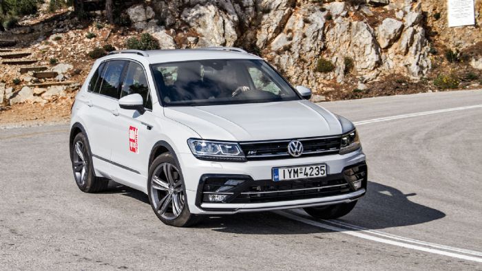 Το ισχυρότερο Tiguan αποδίδει 240 άλογα και 500Nm ροπής, νούμερα που τρομάζουν!