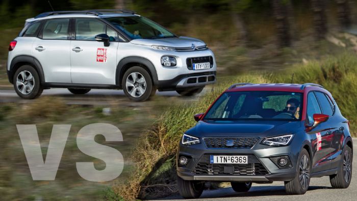 Τα Citroen C3 Aircross και SEAT Arona αποδεικνύουν γιατί η κατηγορία των μικρών crossover πρωταγωνιστεί.