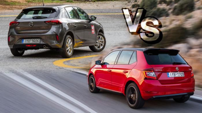 Opel Corsa Vs Skoda Fabia 