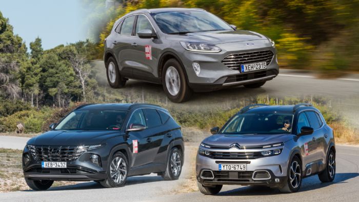 Στα ίδια λεφτά: Χώροι Kuga, άνεση C5 Aircross ή το hi-tech Tucson;