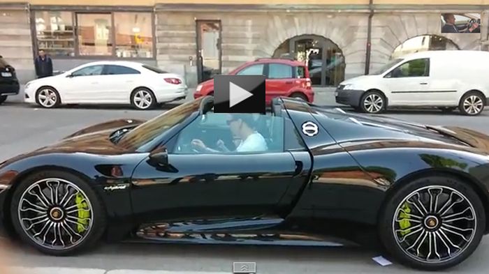 Η Porsche 918 Spyder στα «πόδια» του Ibravimovic